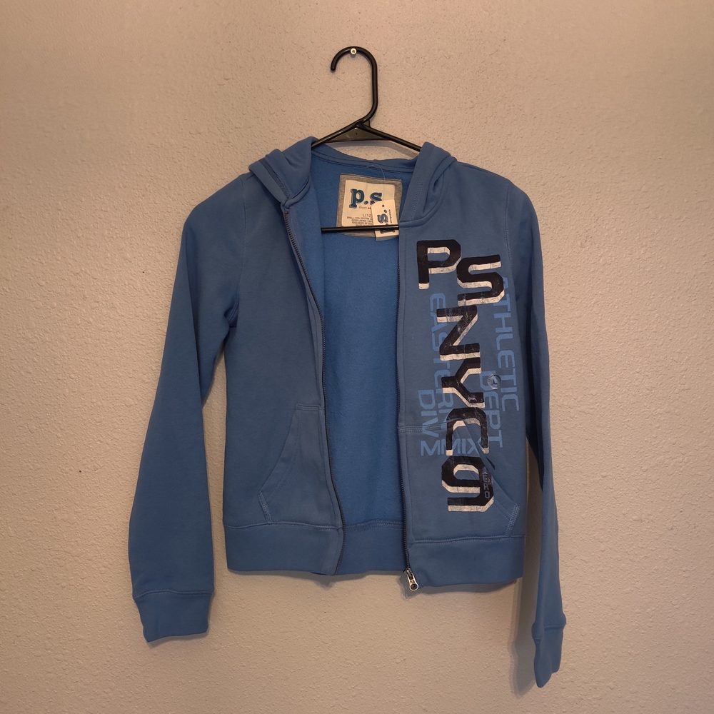 Aeropostale Kids Blue Zip-Up Hoodie